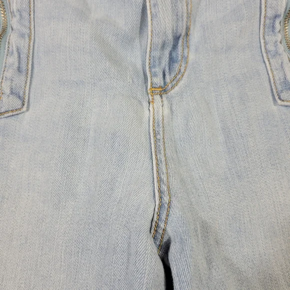 Pilcro and The Letterpress Anthropologie Wide Leg Belted Palazzo Jeans size 31 - Picture 6 of 12